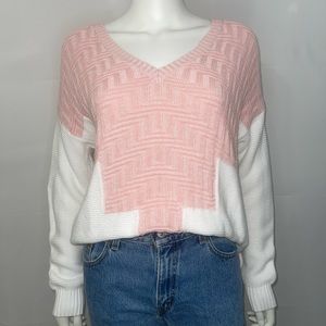 BCBGeneration oversized patterned sweater
